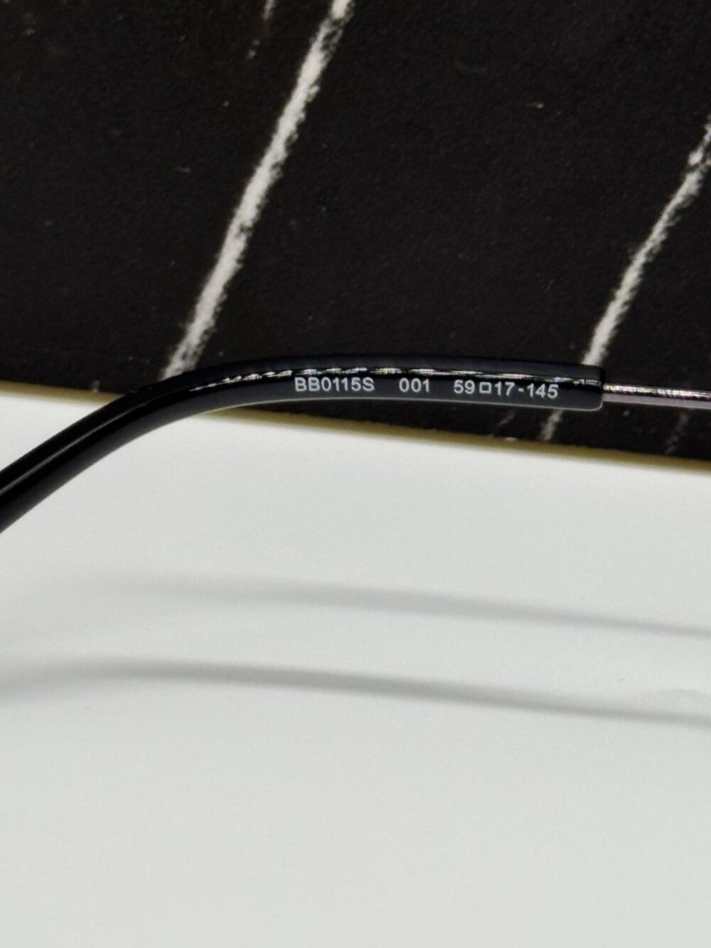 NEW BALENCIAGA BB0115S 001 BLACK PILOT UNISEX SUNGLASSES BALENCIAGA EYEWEAR - Picture 7 of 9